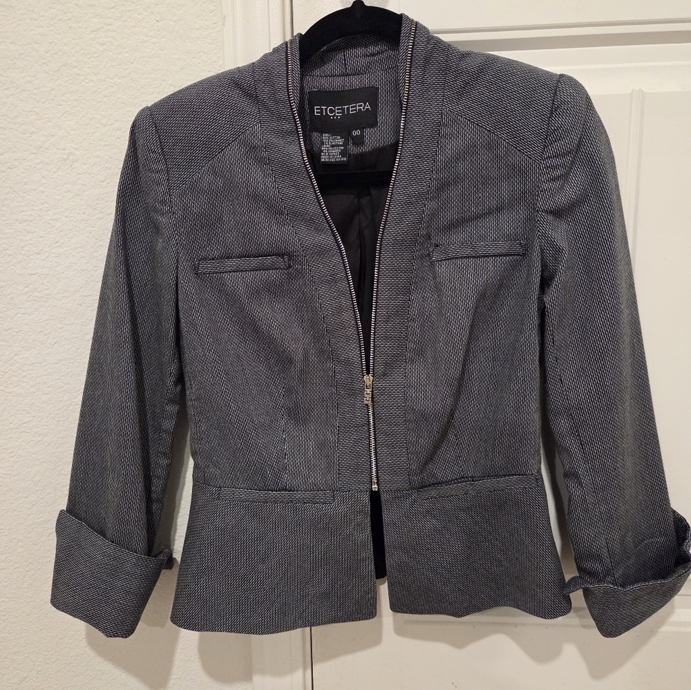 Etcetera Women's Charcoal Blazer